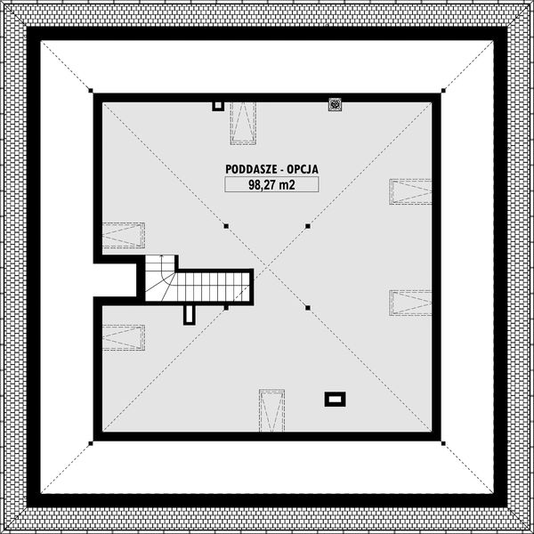 Poddasze projektu E-239