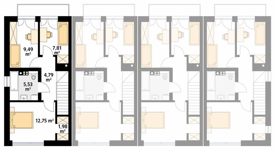 Piętro 1 projektu Juka