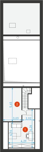 Poddasze projektu Naturalny 1