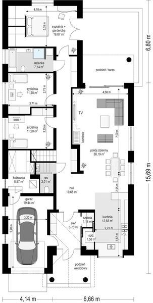 Parter projektu Dom na parkowej 7 A
