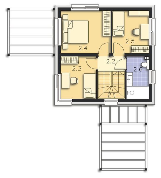 Piętro 1 projektu Startup DCP368