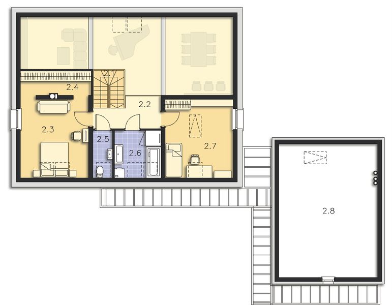Poddasze projektu Lund DCP370