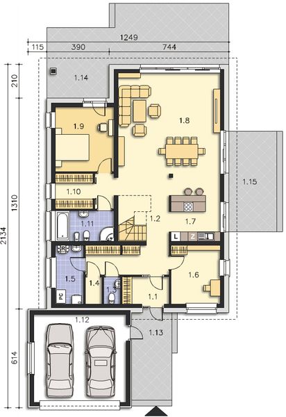 Parter projektu Sligo Pasywny 9 LDP09