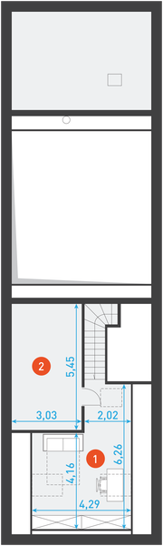 Poddasze projektu Naturalny 1A