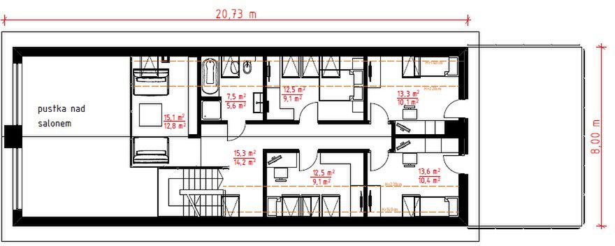 Poddasze projektu Canari