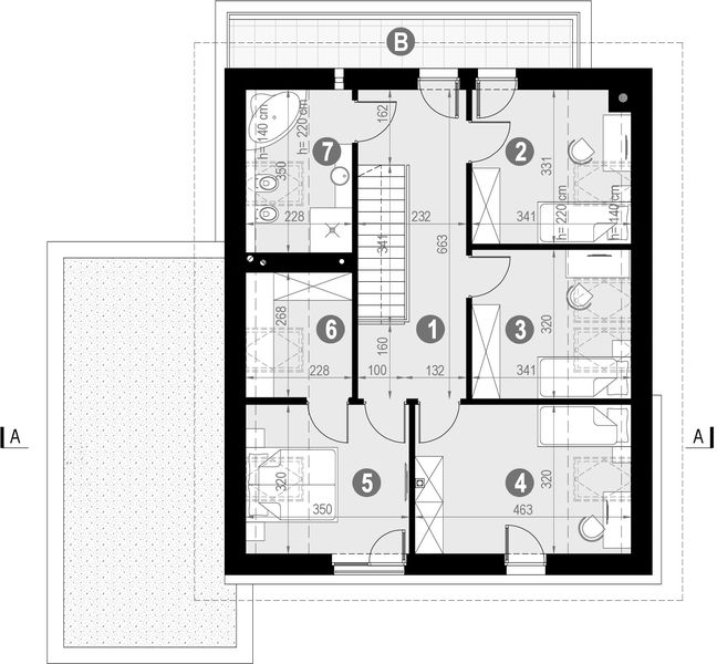 Poddasze projektu HomeKoncept 72