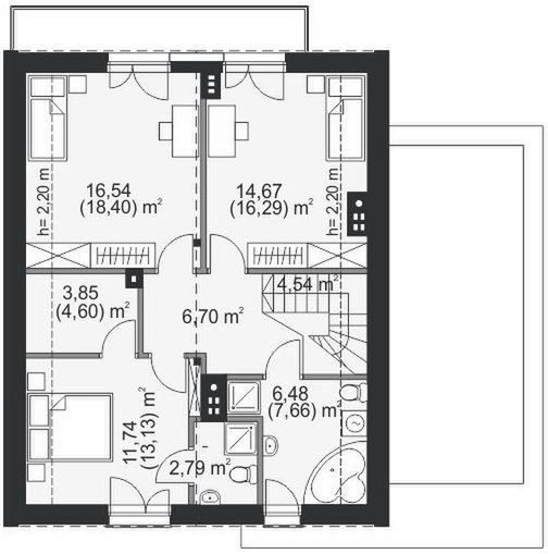 Poddasze projektu DomStudio 03
