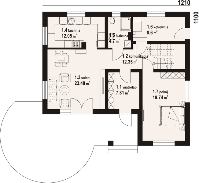 Parter projektu Sławków mały m5