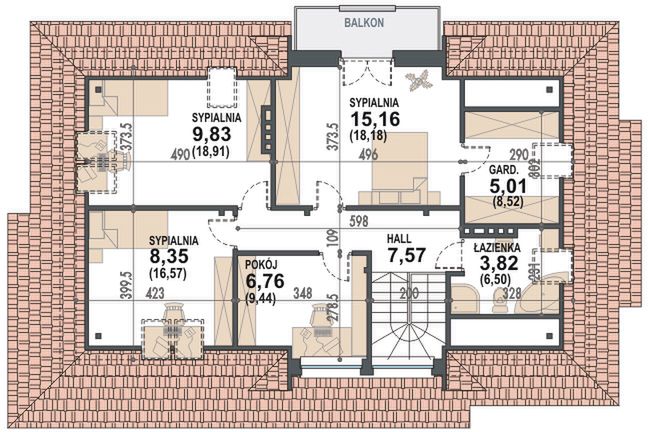 Poddasze projektu Reksio 2G