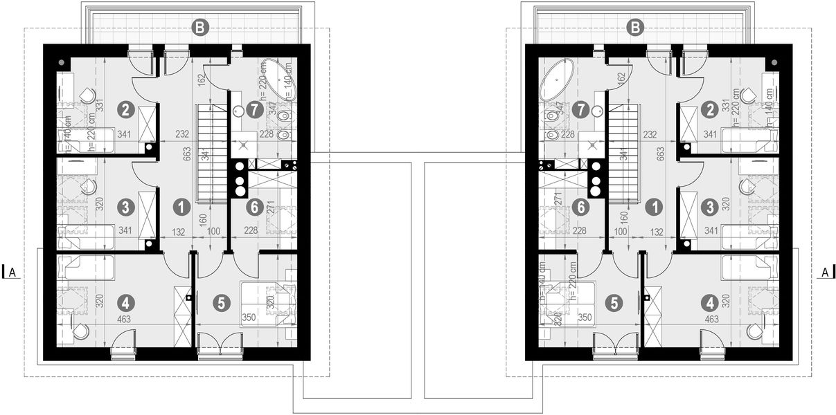 Poddasze projektu HomeKoncept 72 B
