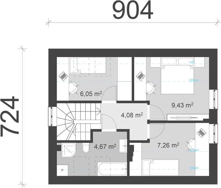 Poddasze projektu uA98