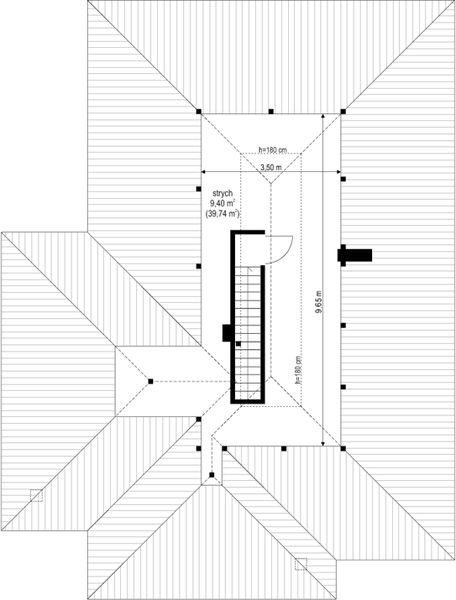 Poddasze projektu Dom na miarę