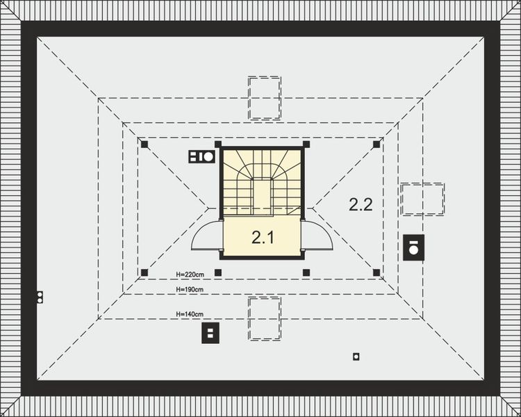 Poddasze projektu Tracja 8