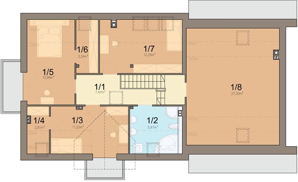 Poddasze projektu Tamarillo 6 s2