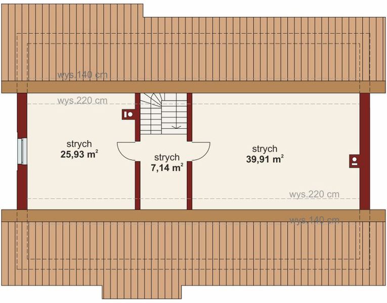 Poddasze projektu Domena 103 T