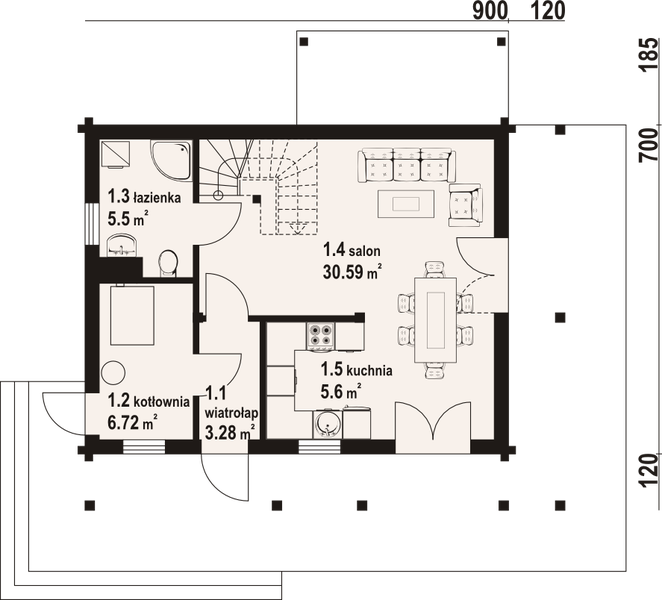 Parter projektu Świdnica mała dw 43
