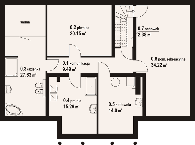 Piwnica projektu Chmielów dw 29