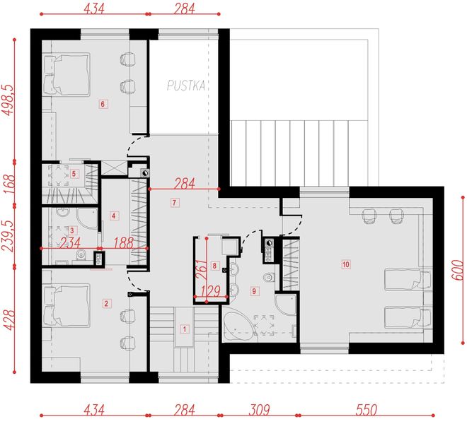Poddasze projektu Tiala 9