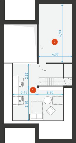 Poddasze projektu Uniwersalny 2