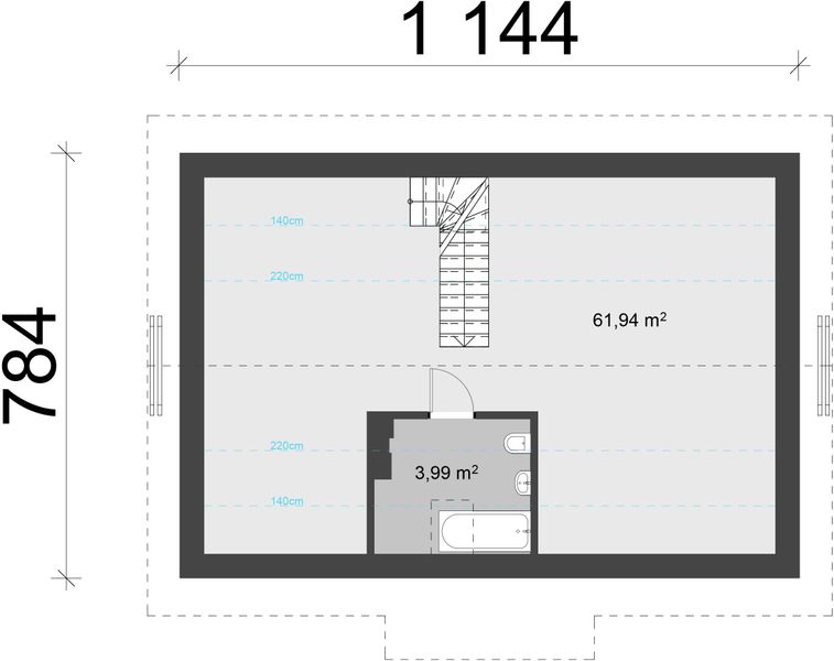 Poddasze projektu uA95