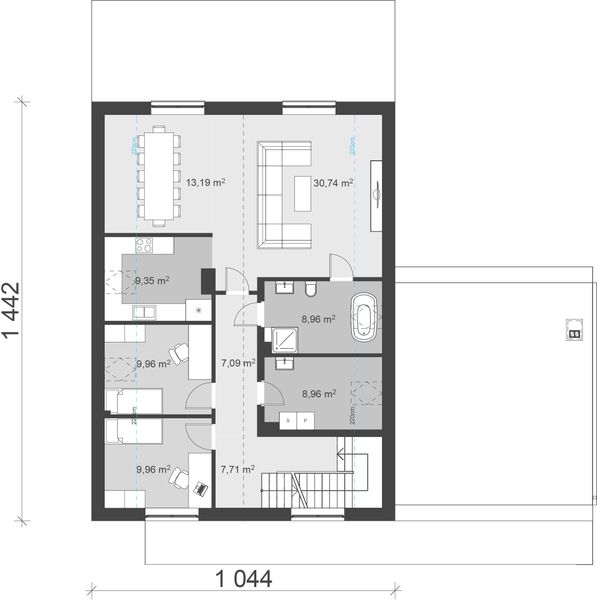 Poddasze projektu uA133