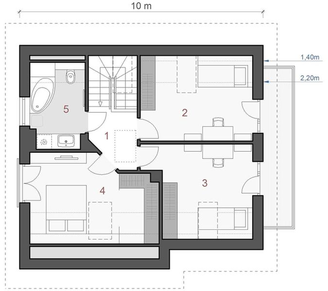 Poddasze projektu N20-BG