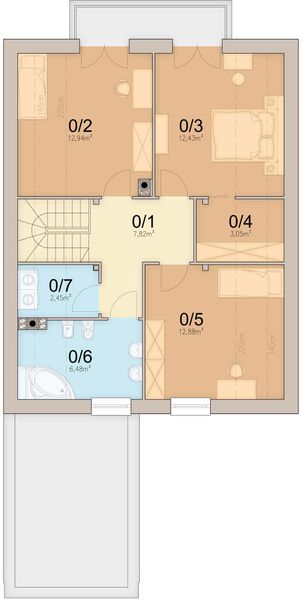 Poddasze projektu Lungo