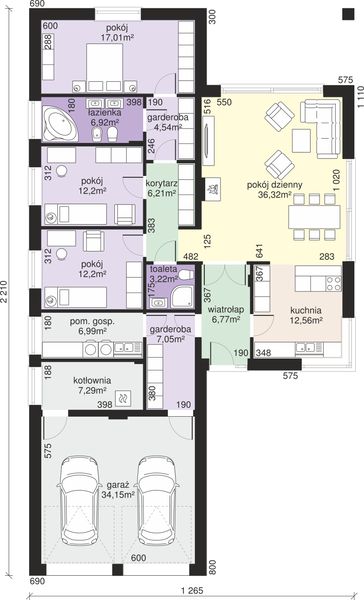 Parter projektu Dom przy Pastelowej 10 bis