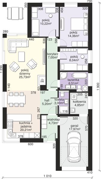 Parter projektu Dom przy Pastelowej 17 D bis