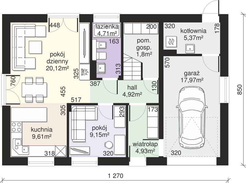 Parter projektu Dom przy Alabastrowej 45