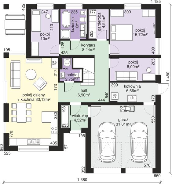 Parter projektu Dom przy Przyjemnej 24 bis