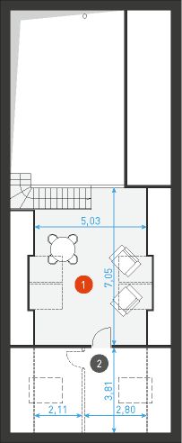 Poddasze projektu Ekonomiczny 6