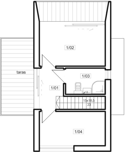 Piętro 1 projektu Mini-mini 8