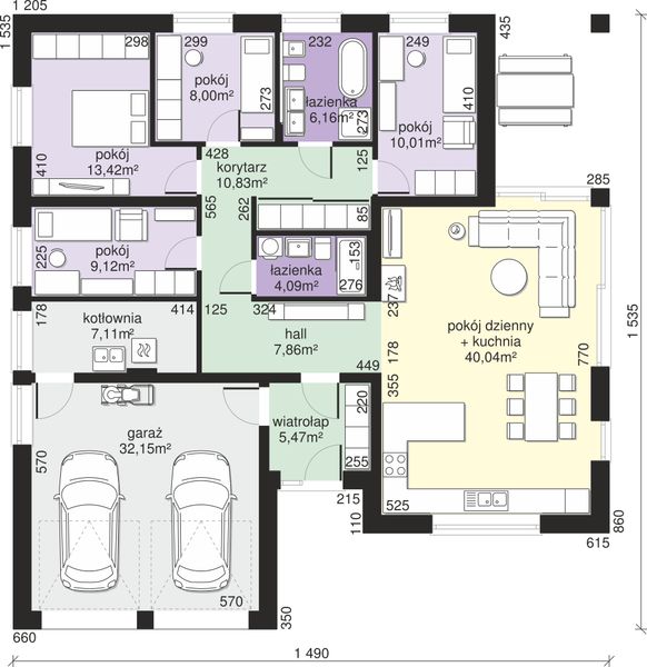 Parter projektu Dom przy Kwiatowej 4