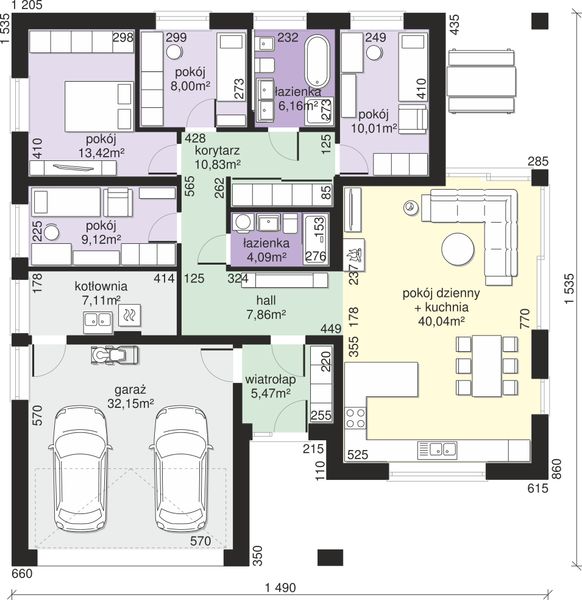 Parter projektu Dom przy Kwiatowej 5