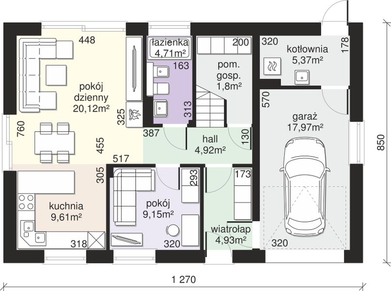 Parter projektu Dom przy Alabastrowej 50