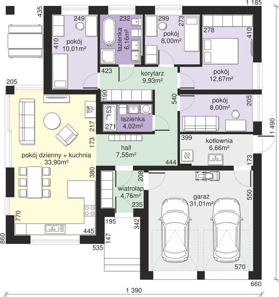 Parter projektu Dom przy Przyjemnej 23