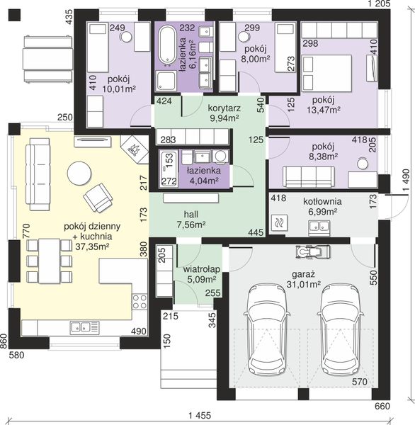 Parter projektu Dom przy Przyjemnej 21