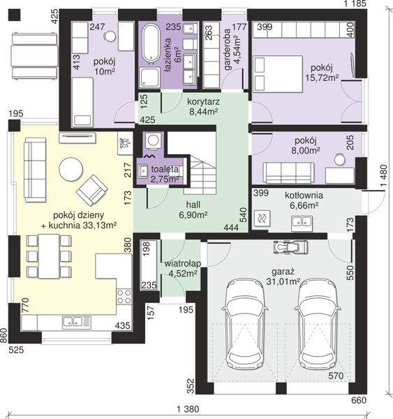 Parter projektu Dom przy Przyjemnej 25 bis
