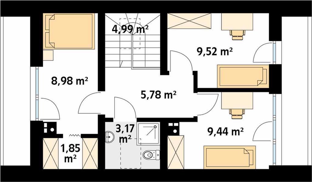 Poddasze projektu Malutki 3