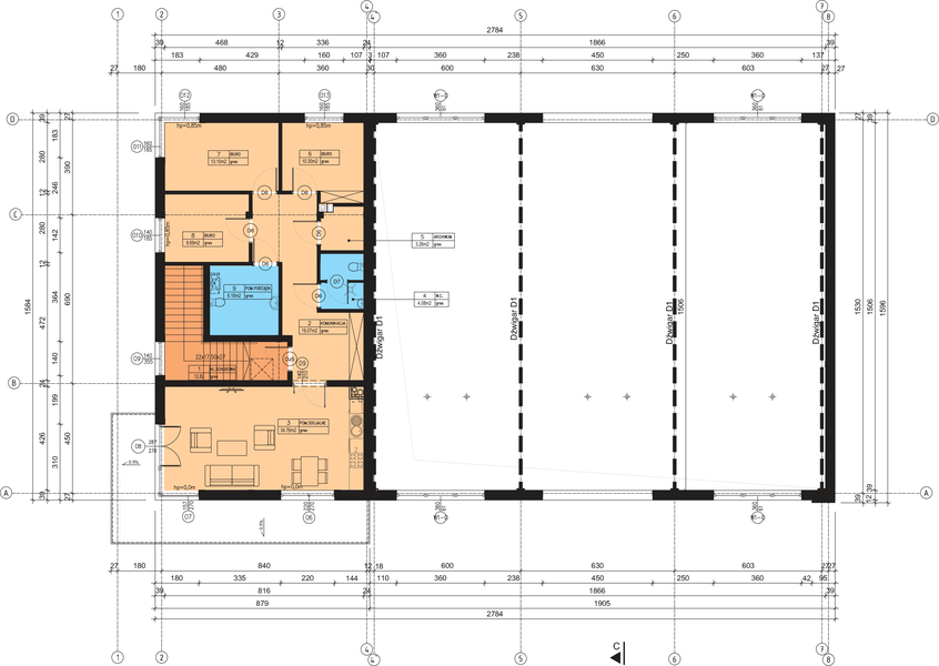 Piętro 1 projektu At-182