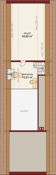 Poddasze projektu Domena 123 B1