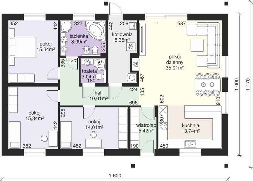 Parter projektu Dom przy Bukowej 28