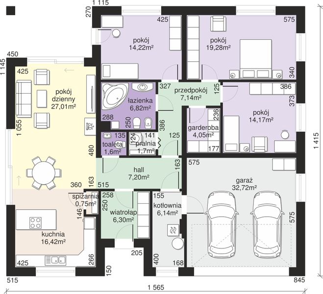 Parter projektu Dom przy Rubinowej 6