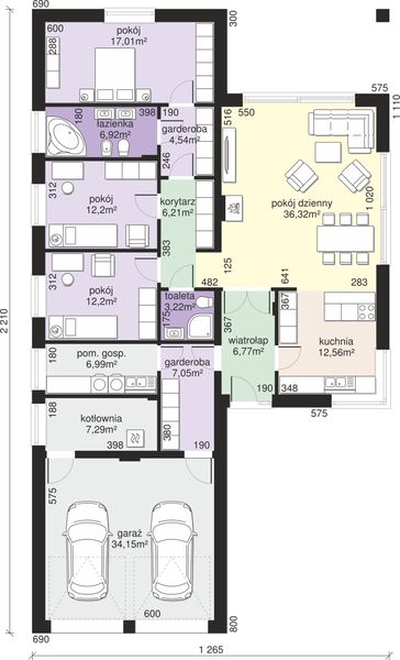 Parter projektu Dom przy Pastelowej 20
