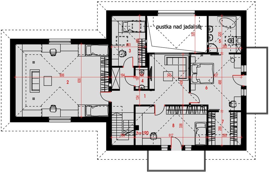 Poddasze projektu Lanella 8