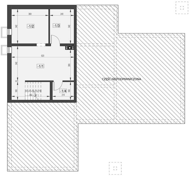 Piwnica projektu KP-510