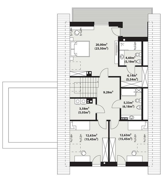 Poddasze projektu Okti