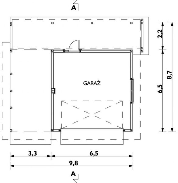 Parter projektu Garaż 36 (1672)