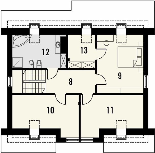 Poddasze projektu Fikus 2